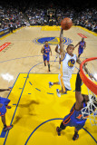 New York Knicks v Golden State Warriors: Monta Ellis and Ronny Turiaf Photographic Print by Rocky Widner
