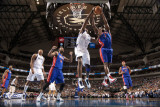 Detroit Pistons v Dallas Mavericks: Brendan Haywood and Ben Gordon Photographie par Glenn James