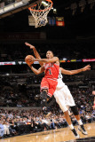Chicago Bulls v San Antonio Spurs: Derrick Rose and Tim Duncan Photographic Print by D. Clarke Evans