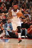 San Antonio Spurs v Los Angeles Clippers: Baron Davis Photographic Print by Andrew Bernstein