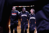 Denver Nuggets v Phoenix Suns: Grant Hill, Jason Richardson and Steve Nash Lámina fotográfica por Christian Petersen