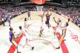 Los Angeles Lakers v Houston Rockets: Derek Fisher Photographic Print by Bill Baptist
