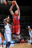 Los Angeles Clippers v Denver Nuggets: Blake Griffin and Shelden Williams Photographic Print by Garrett Ellwood