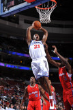Los Angeles Clippers v Philadelphia 76ers: Thaddeus Young and Al-Farouq Aminu Photographic Print by Jesse D. Garrabrant