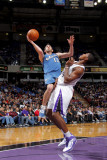 Washington Wizards v Sacramento Kings: Kirk Hinrich and Jason Thompson Photographic Print by Rocky Widner