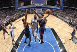 Atlanta Hawks v Orlando Magic: Quentin Richardson, Jason Collins and Josh Smith Photographie par Fernando Medina