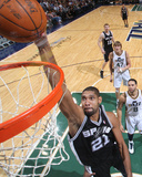 San Antonio Spurs v Utah Jazz: Tim Duncan Photographie par Melissa Majchrzak