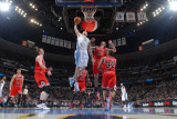 Chicago Bulls v Denver Nuggets: Chris Andersen and Joakim Noah Photographic Print by Garrett Ellwood