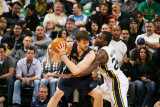 Memphis Grizzlies v Utah Jazz: Paul Millsap and Marc Gasol Photographic Print by Melissa Majchrzak