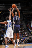 Memphis Grizzlies v Orlando Magic: Darrell Arthur and Chris Duhon Photographic Print by Fernando Medina
