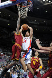 Cleveland Cavaliers v Detroit Pistons: Tayshaun Prince, J.J. Hickson and Anthony Parker Photographic Print by Allen Einstein