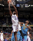 New Orleans Hornets v Sacramento Kings: Samuel Dalembert Photographic Print by Rocky Widner