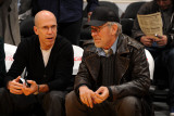 Washington Wizards v Los Angeles Lakers: Jeffrey Katzenberg and Steven Spielberg Photographic Print by Andrew Bernstein