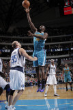 New Orleans Hornets v Dallas Mavericks: Emeka Okafor and Brian Cardinal Photographic Print by Glenn James