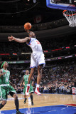 Boston Celtics v Philadelphia 76ers: Thaddeus Young Photographic Print by David Dow
