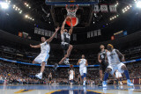San Antonio Spurs v Denver Nuggets: Richard Jefferson and Aaron Afflalo Photographic Print by Garrett Ellwood
