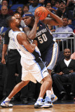 Memphis Grizzlies v Orlando Magic: Zach Randolph and Rashard Lewis Photographic Print by Fernando Medina