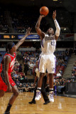 New Jersey Nets v Sacramento Kings: Tyreke Evans and Anthony Morrow Photographic Print by Don Smith