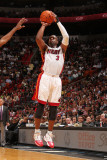 Indiana Pacers v Miami Heat: Dwyane Wade Photographic Print by Victor Baldizon