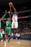 Boston Celtics v Philadelphia 76ers: Jrue Holiday and Nate Robinson Photographie par Jesse D. Garrabrant