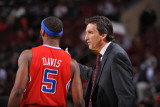 Los Angeles Clippers v Philadelphia 76ers: Vinny Del Negro and Baron Davis Photographic Print by Jesse D. Garrabrant