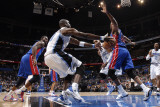 Detroit Pistons v Orlando Magic: Mickael Pietrus Fotografisk tryk af Fernando Medina Detroit Pistons v Orlando Magic: Mickael Pietrus Fotografisk tryk af Fernando Medina