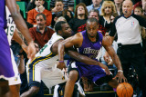 Sacramento Kings v Utah Jazz: Paul Millsap and Carl Landry Photographic Print by Melissa Majchrzak