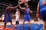 New York Knicks v Los Angeles Clippers: Raymond Felton and Danilo Gallinari Photographic Print by Noah Graham