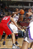 New Jersey Nets v Sacramento Kings: Carl Landry and Kris Humphries Photographic Print by Don Smith