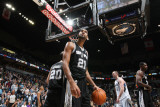 San Antonio Spurs v Minnesota Timberwolves: Tim Duncan Photographic Print by David Sherman