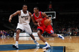 Philadelphia 76ers v Washington Wizards: Thaddeus Young and Trevor Booker Photographic Print by Ned Dishman