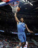 Washington Wizards v Detroit Pistons: Nick Young and Jason Maxiell Photographic Print by Allen Einstein