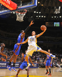 New York Knicks v Golden State Warriors: Stephen Curry and Amare Stoudamire Photographic Print by Rocky Widner