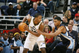 Memphis Grizzlies v Utah Jazz: C.J. Miles and Rudy Gay Photographic Print by Melissa Majchrzak