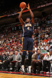 Indiana Pacers v Miami Heat: James Posey Fotografisk tryk af Victor Baldizon