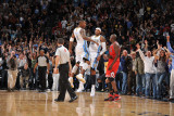 Chicago Bulls v Denver Nuggets: Carmelo Anthony and J.R. Smith Photographic Print by Garrett Ellwood