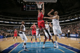 Chicago Bulls v Dallas Mavericks: Taj Gibson, Dirk Nowitzki and Caron Butler Photographic Print by Danny Bollinger