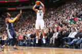 Memphis Grizzlies v Utah Jazz: Deron Williams and Mike Conley Photographic Print by Melissa Majchrzak