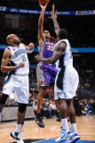 Phoenix Suns v Orlando Magic: Grant Hill, Vince Carter and Brandon Bass Photographic Print by Andrew Bernstein