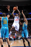 New Orleans Hornets v Philadelphia 76ers: Louis Williams and Willie Green Photographic Print by David Dow