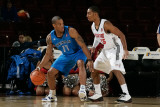 Texas Legends v Idaho Stampede: Antonio Daniels and Lance Hurdle Photographic Print by Otto Kitsinger