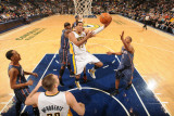 Charlotte Bobcats v Indiana Pacers: Danny Granger and Dominic McGuire Photographie par Ron Hoskins