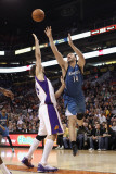Minnesota Timberwolves v Phoenix Suns: Nikola Pekovic and Robin Lopez Photographic Print by Christian Petersen