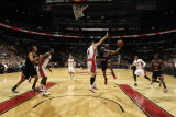 Chicago Bulls v Toronto Raptors: Linas Kleiza and C.J. Watson Photographic Print by Ron Turenne