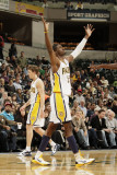 Charlotte Bobcats v Indiana Pacers: Roy Hibbert Photographic Print by Ron Hoskins