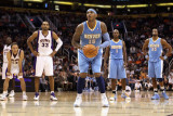 Denver Nuggets v Phoenix Suns: Carmelo Anthony Photographic Print by Christian Petersen