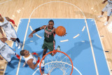 Milwaukee Bucks v Denver Nuggets: Luc Mbah A Moute Photographic Print by Garrett Ellwood