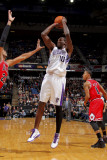 Chicago Bulls v Sacramento Kings: Samuel Dalembert Photographic Print by Rocky Widner