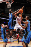 Orlando Magic v Los Angeles Clippers: Eric Gordon, Brandon Bass, Rashard Lewis and J.J. Redick Photographic Print by Noah Graham