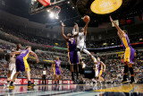 Los Angeles Lakers v Memphis Grizzlies: Mike Conley and Lamar Odom Photographic Print by Joe Murphy